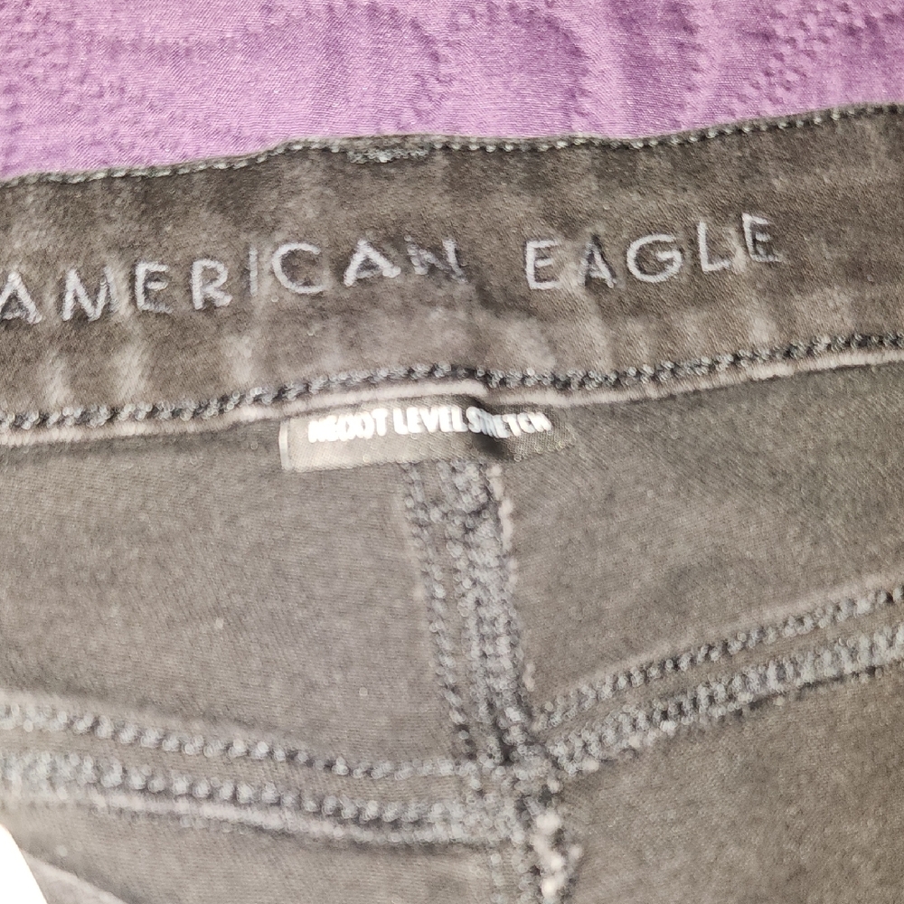 American Eagle Outfitters Women's Dark Gray Jeans